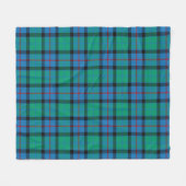 Couverture Polaire Fleur écossaise Plaid (Devant (Horizontal))