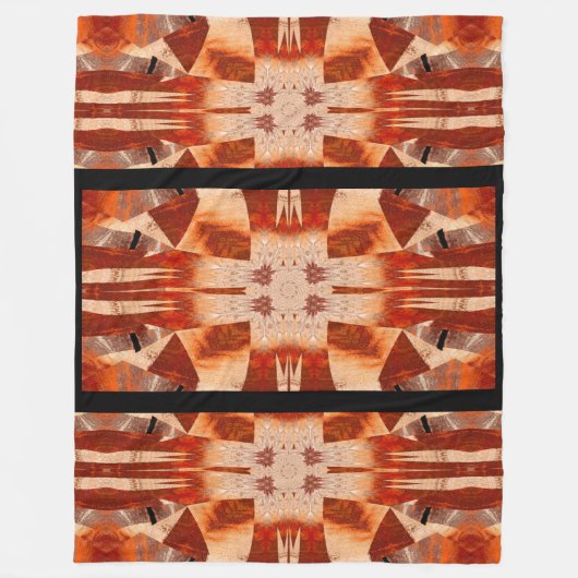 Couverture Polaire Fleur éloignée (Devant)