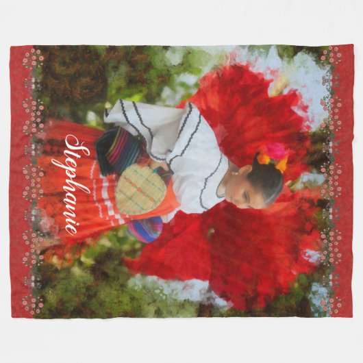 Couverture Polaire Fleur Fiesta 2555 (Devant (Horizontal))