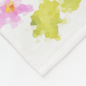 Couverture Polaire Fleur fleur mosaïque 2 (Coin)