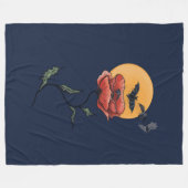 Couverture Polaire Fleur gothique (Devant (Horizontal))