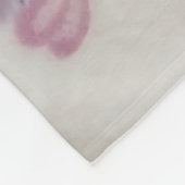 Couverture Polaire Fleur Inspirée de la Porcelaine (Coin)