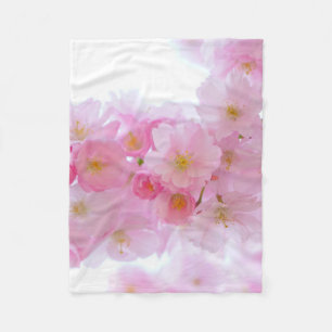 Couverture Polaire Fleur japonaise de cerisier