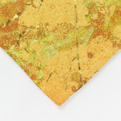 Couverture Polaire Fleur jaune (Coin)