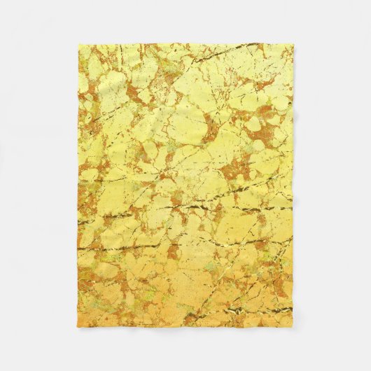 Couverture Polaire Fleur jaune (Devant)