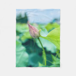 Couverture Polaire Fleur Lotus
