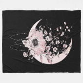 Couverture Polaire Fleur Lune (Devant (Horizontal))