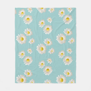 Couverture Polaire Fleur marguerite