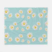 Couverture Polaire Fleur marguerite (Devant (Horizontal))