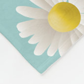 Couverture Polaire Fleur marguerite (Coin)