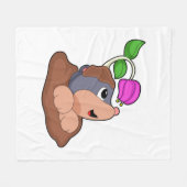 Couverture Polaire Fleur Mole Earth (Devant (Horizontal))