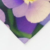 Couverture Polaire Fleur Pansy Violet (Coin)
