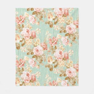 Couverture Polaire Fleur populaire classique motif sans couture arriè