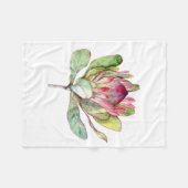 Couverture Polaire Fleur Protea (Devant (Horizontal))