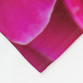 Couverture Polaire Fleur rose (Coin)