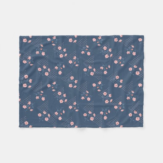 Couverture Polaire Fleur sauvage (Devant (Horizontal))