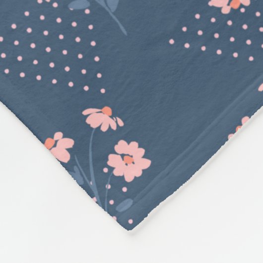 Couverture Polaire Fleur sauvage (Coin)