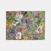 Couverture Polaire Fleur sauvage de la nature en fleurs botaniques (Devant (Horizontal))