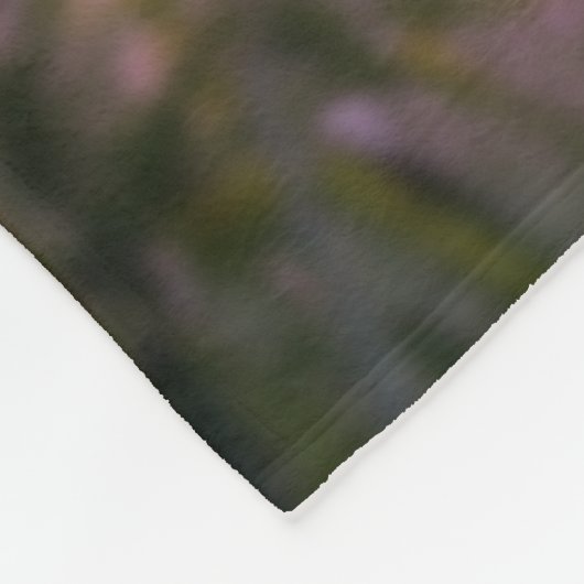 Couverture Polaire Fleur sauvage Et Étoiles (Coin)