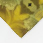 Couverture Polaire Fleur soleil éclate dorée (Coin)