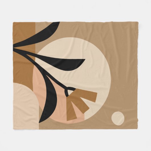 Couverture Polaire Fleur Sun Boho (Devant (Horizontal))