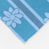 Couverture Polaire Fleur triée (Coin)