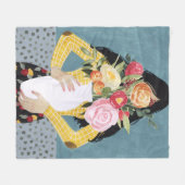 Couverture Polaire Fleur Vase fille (Devant (Horizontal))
