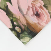 Couverture Polaire Fleur Vintage (Coin)