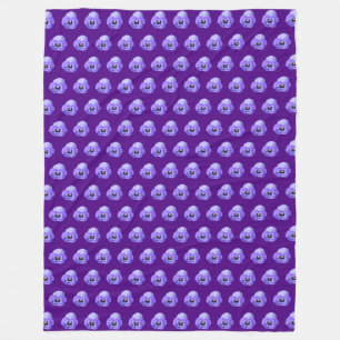 Couverture Polaire Fleur violet Pansy Motif sans couture sur
