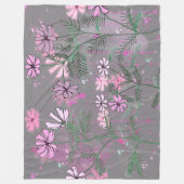 Couverture Polaire Fleurs (Devant)