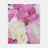 Couverture Polaire Fleurs (Devant)