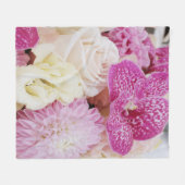 Couverture Polaire Fleurs (Devant (Horizontal))