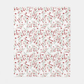 Couverture Polaire Fleurs (Devant)