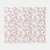 Couverture Polaire Fleurs (Devant (Horizontal))