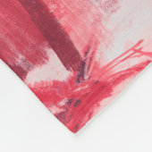 Couverture Polaire fleurs abstraites sans soudure, style peinture à l (Coin)