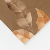 Couverture Polaire Fleurs aquarelles 2 (Coin)