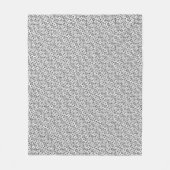 Couverture Polaire Fleurs arabesques (Devant)