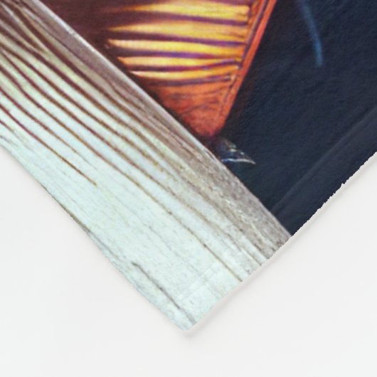 Couverture Polaire Fleurs art nature (Coin)