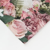 Couverture Polaire Fleurs artificielles colorées : arrière - plan vib (Coin)