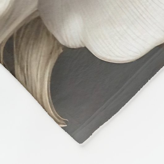 Couverture Polaire Fleurs blanches (Coin)