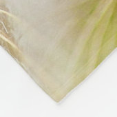 Couverture Polaire Fleurs blanches de pissenlit (Coin)