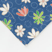 Couverture Polaire Fleurs bleues chrétiennes (Coin)