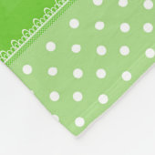 Couverture Polaire Fleurs Colorées Et Points Blancs (Coin)