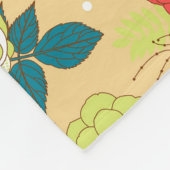 Couverture Polaire Fleurs colorées symétriques (Coin)