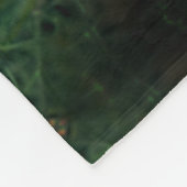 Couverture Polaire Fleurs Cosmos Roses Abstraites (Coin)