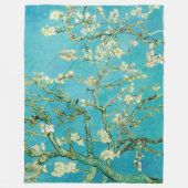 Couverture Polaire Fleurs d'amandes par van Gogh (Devant)