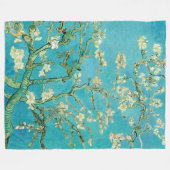 Couverture Polaire Fleurs d'amandes par van Gogh (Devant (Horizontal))