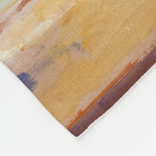 Couverture Polaire Fleurs dans un Vase Rococo, Paul Cezanne (Coin)