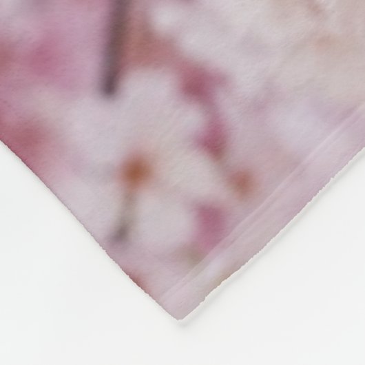 Couverture Polaire Fleurs de cerisiers (Coin)