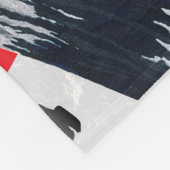 Couverture Polaire Fleurs de cerisiers Mont Fuji Japon (Coin)